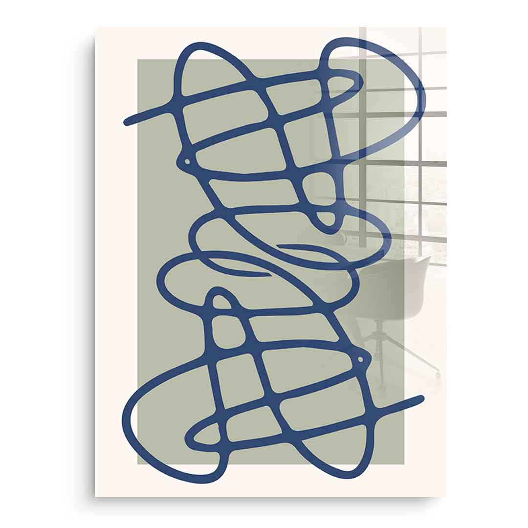 Blue Sprinkle - Acrylic glass