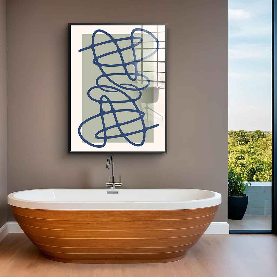 Blue Sprinkle - Acrylic glass