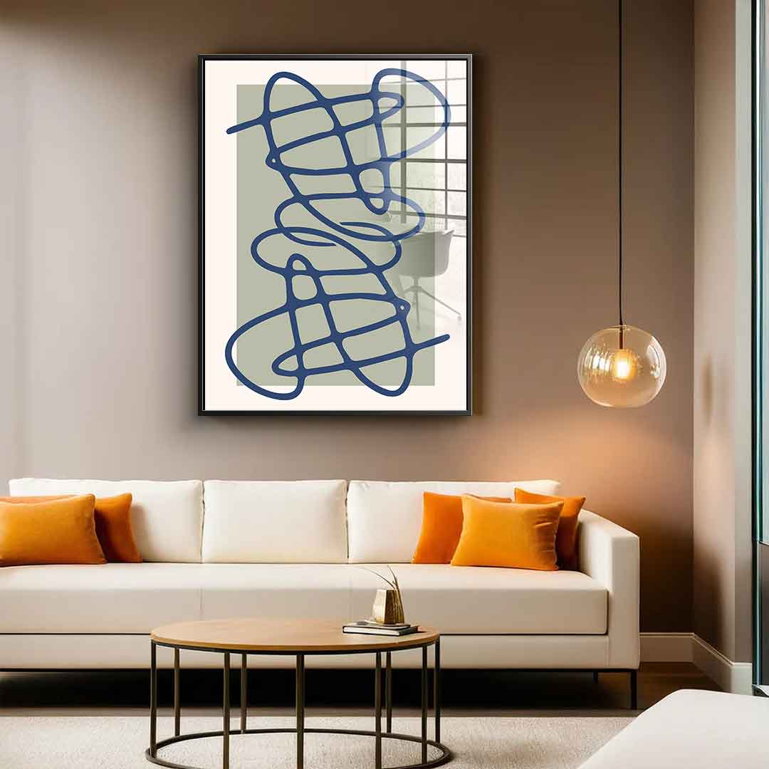 Blue Sprinkle - Acrylic glass