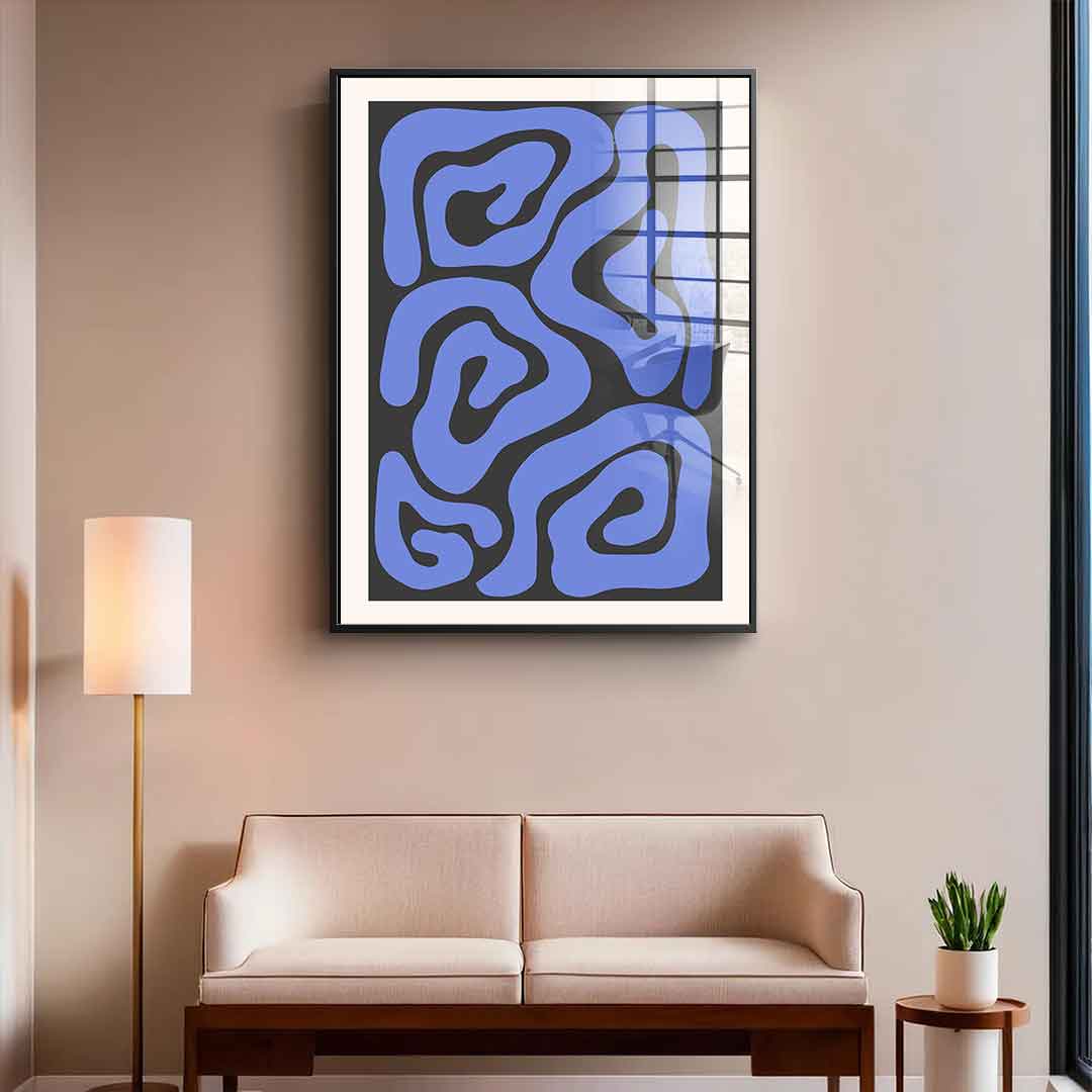 Blue'n'Black - acrylic glass