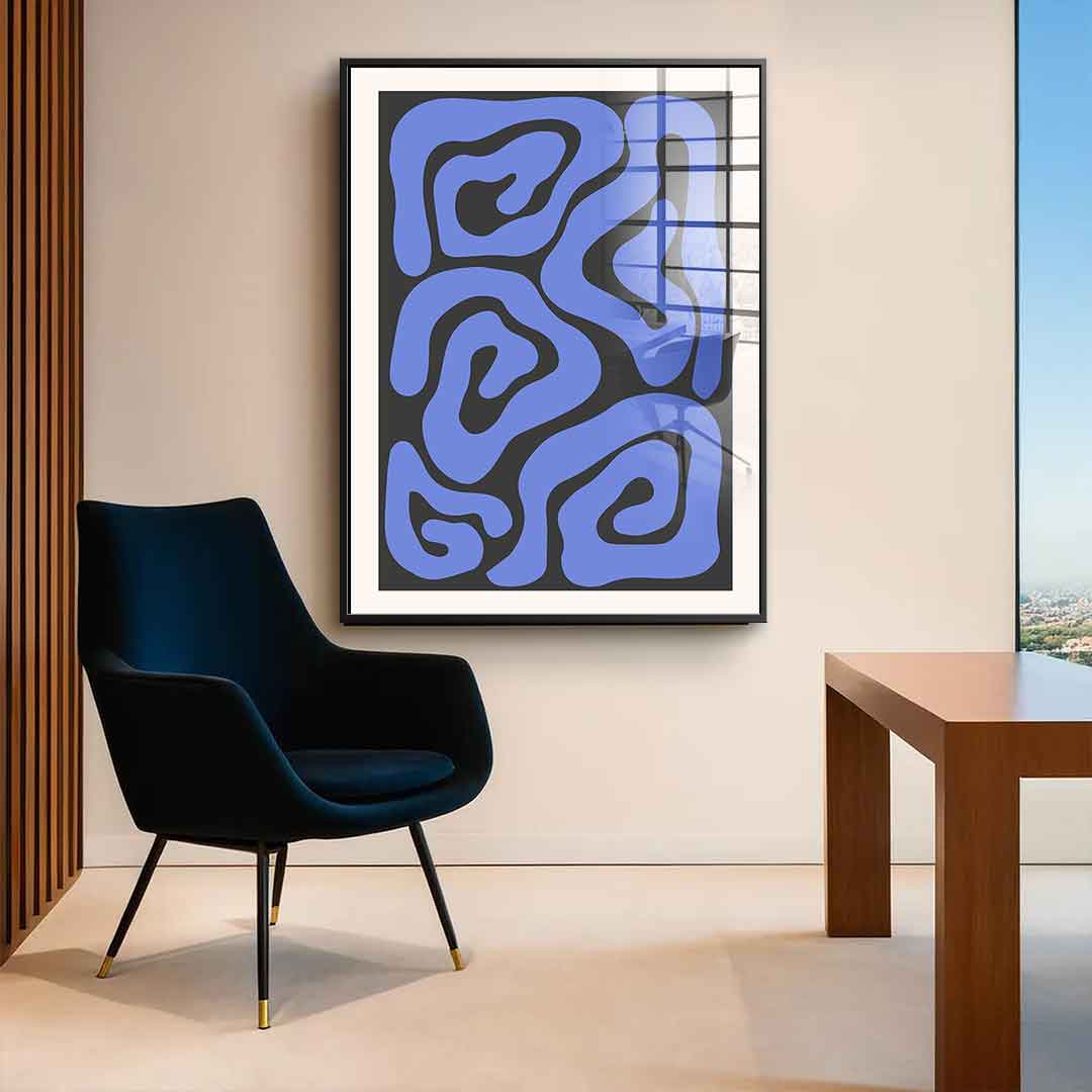 Blue'n'Black - Acrylglas