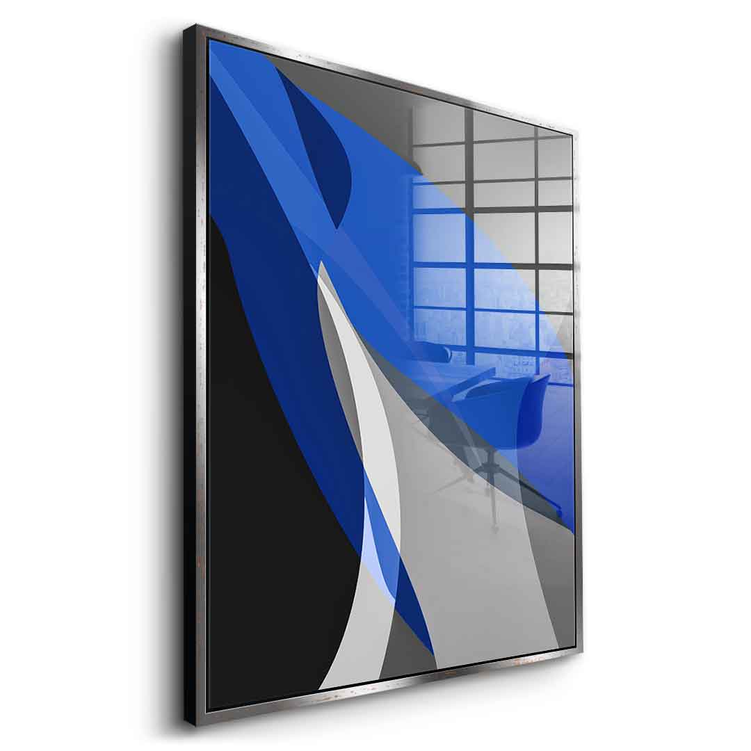 Blue and gray - Acrylic glass