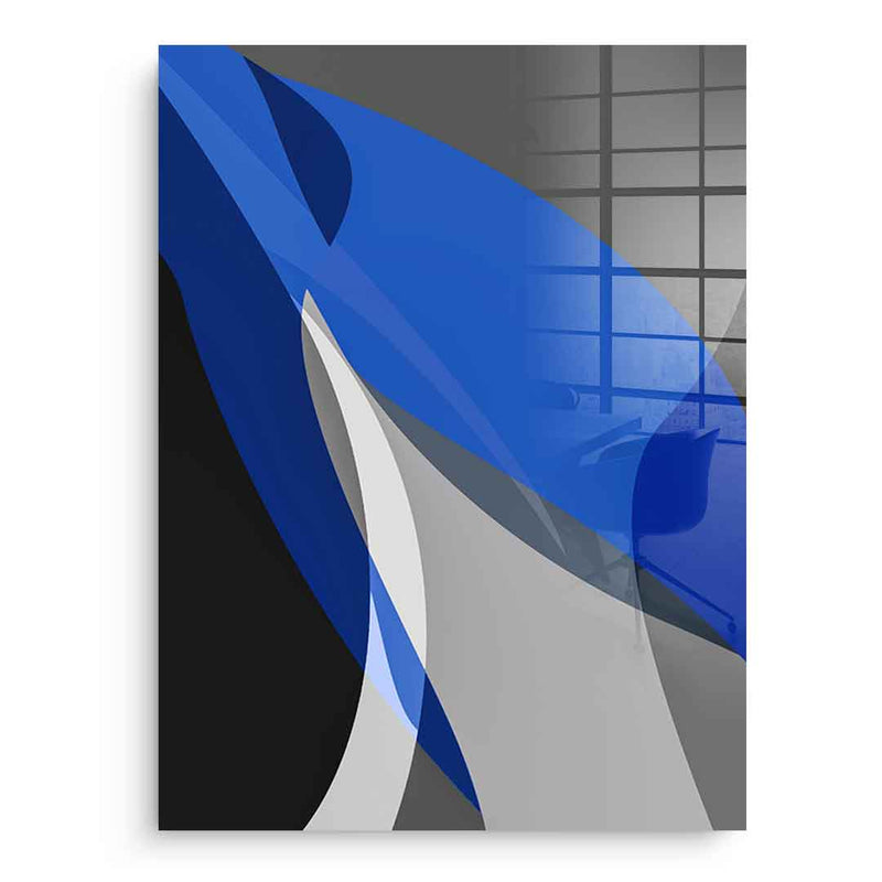 Blue and gray - Acrylglas