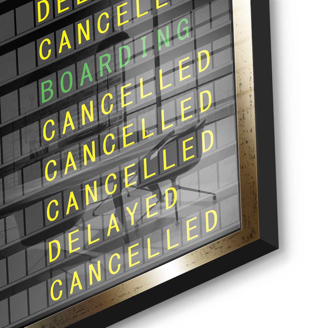 Boarding to Success - acrylic glass