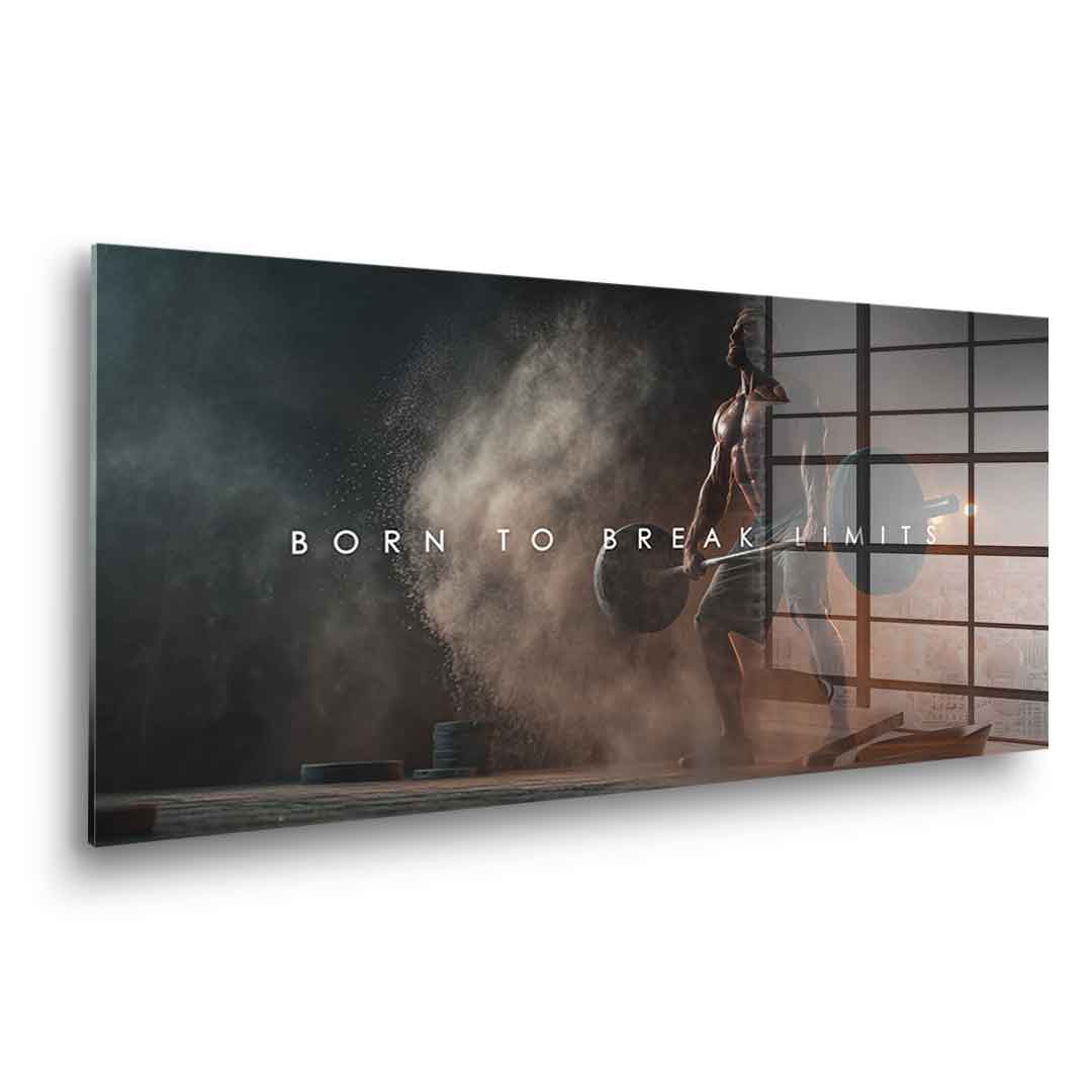 Born to Break Limits - acrylic glass