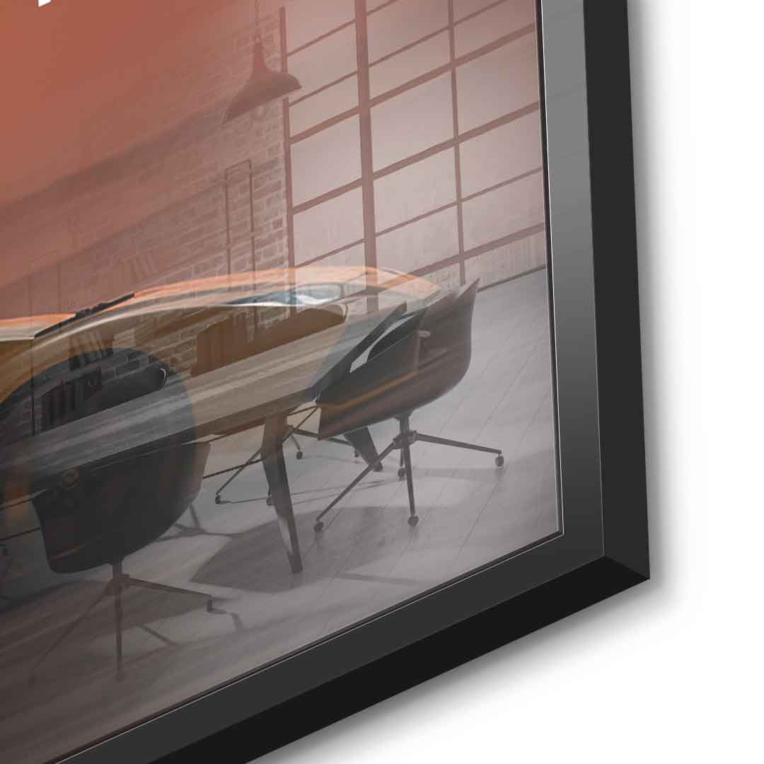 Two Beasts (Lambo) - acrylic glass