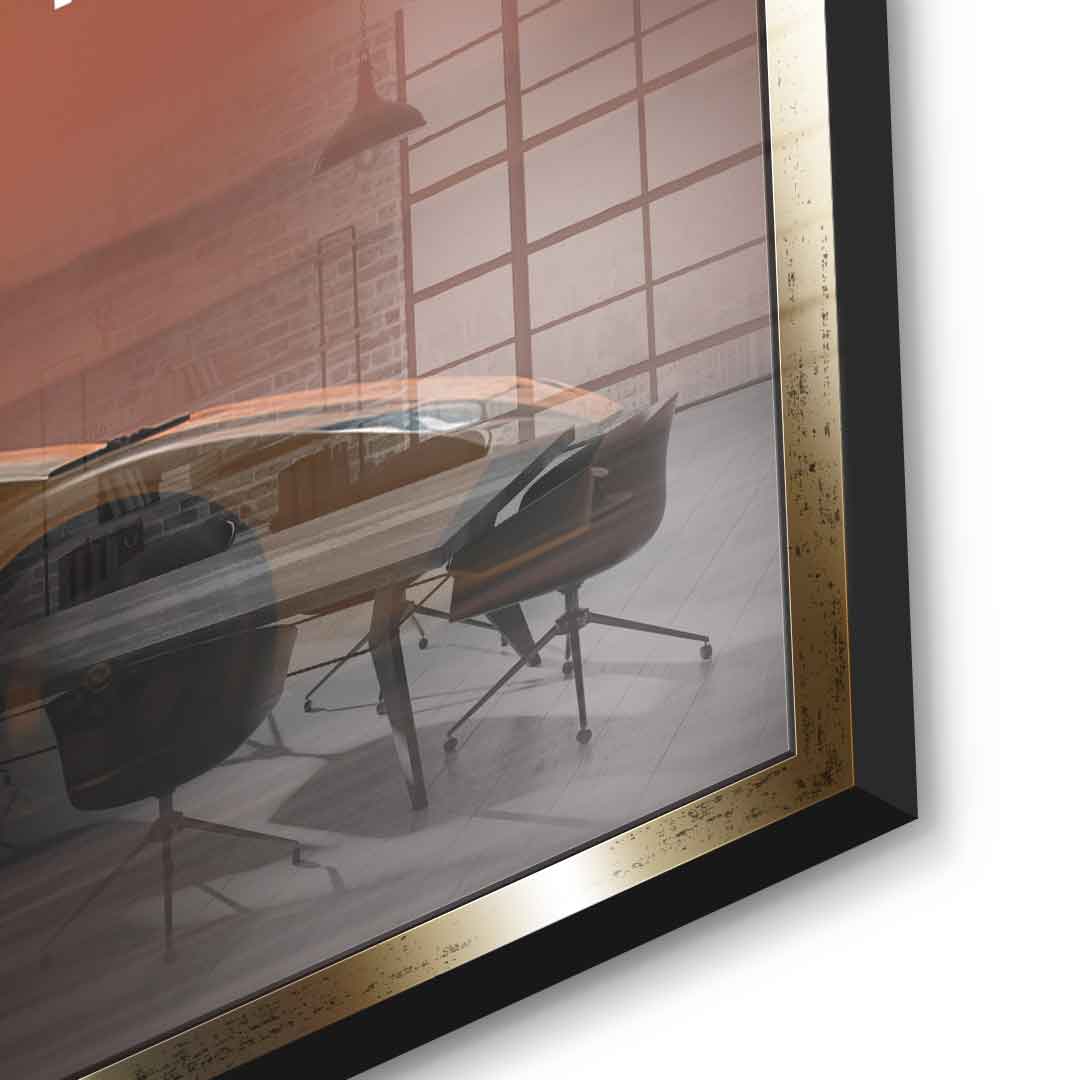 Two Beasts (Lambo) - acrylic glass