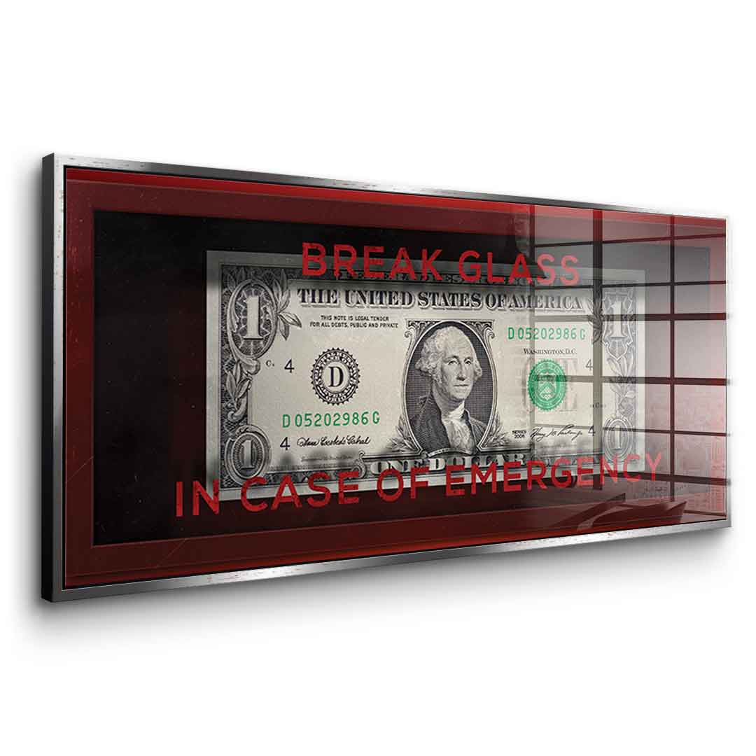In Case of Emergency - acrylic glass