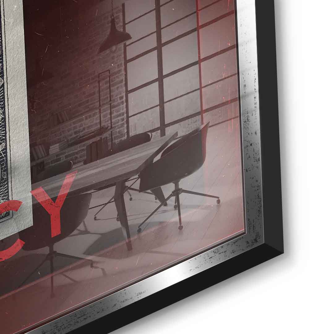 In Case of Emergency - acrylic glass