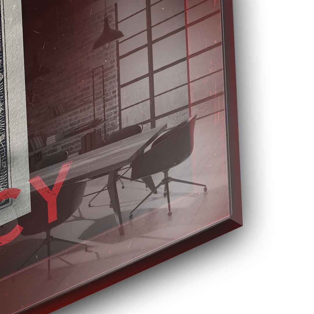 In Case of Emergency - acrylic glass