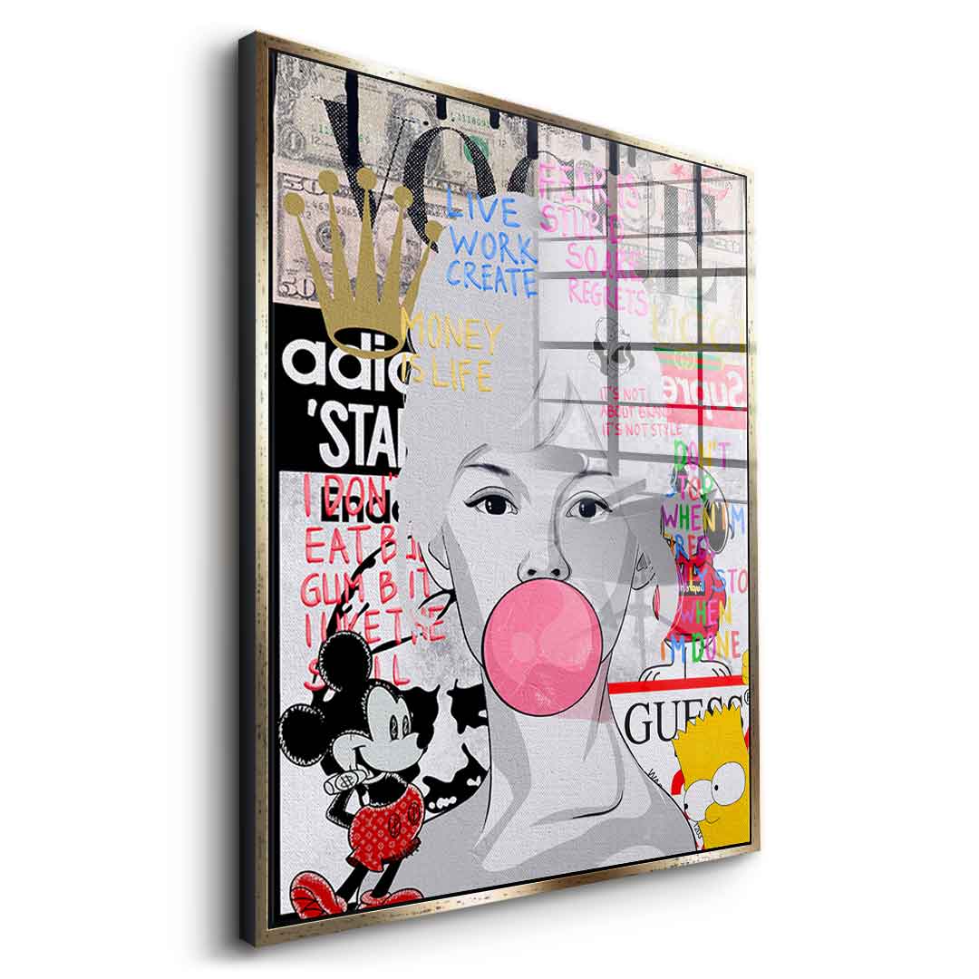 Brigitte Bardot - Acrylglas