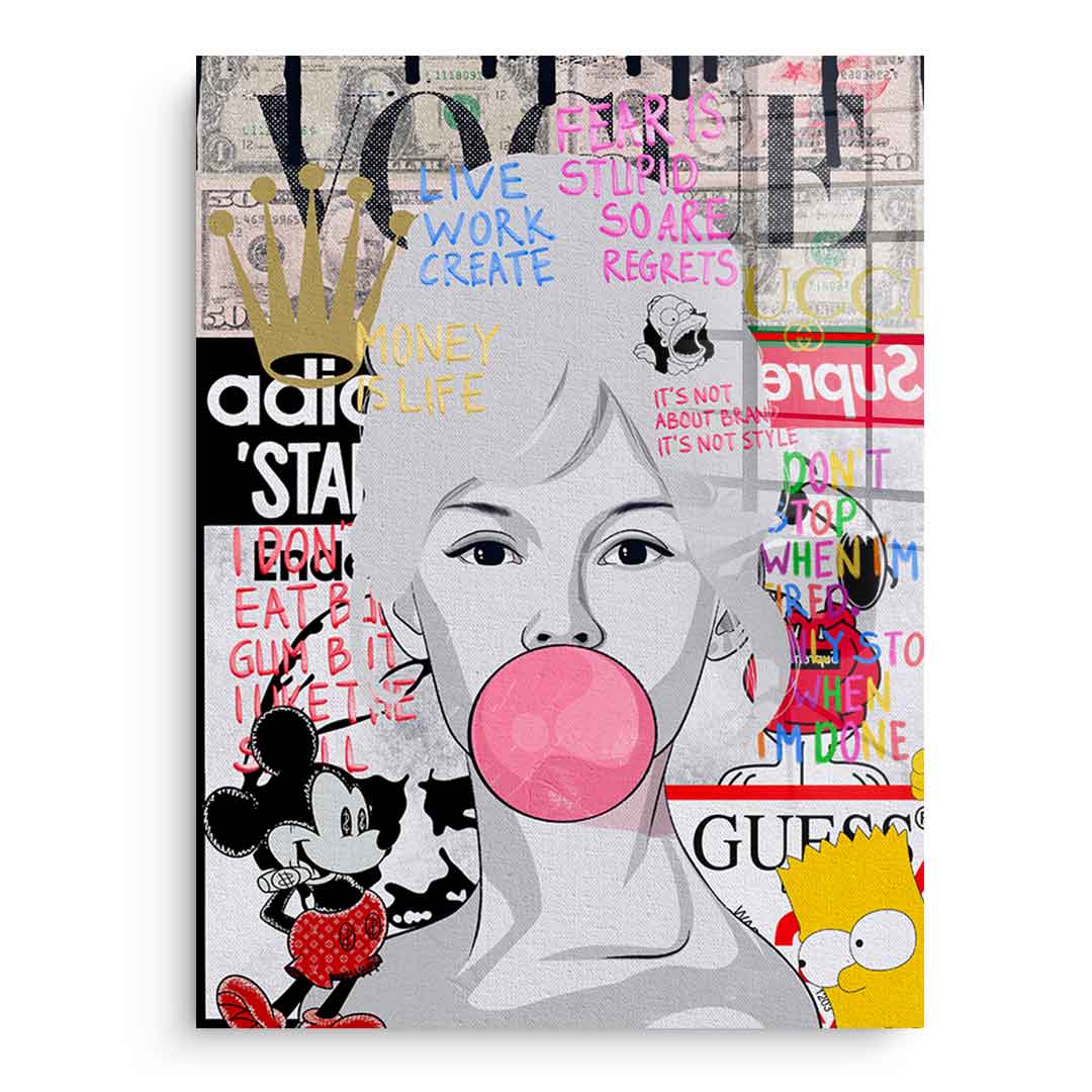 Brigitte Bardot - Acrylglas