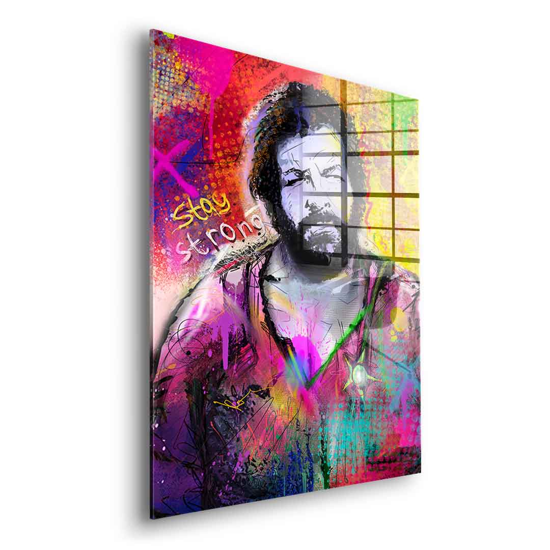 Bud - Stay Strong - Acrylglas