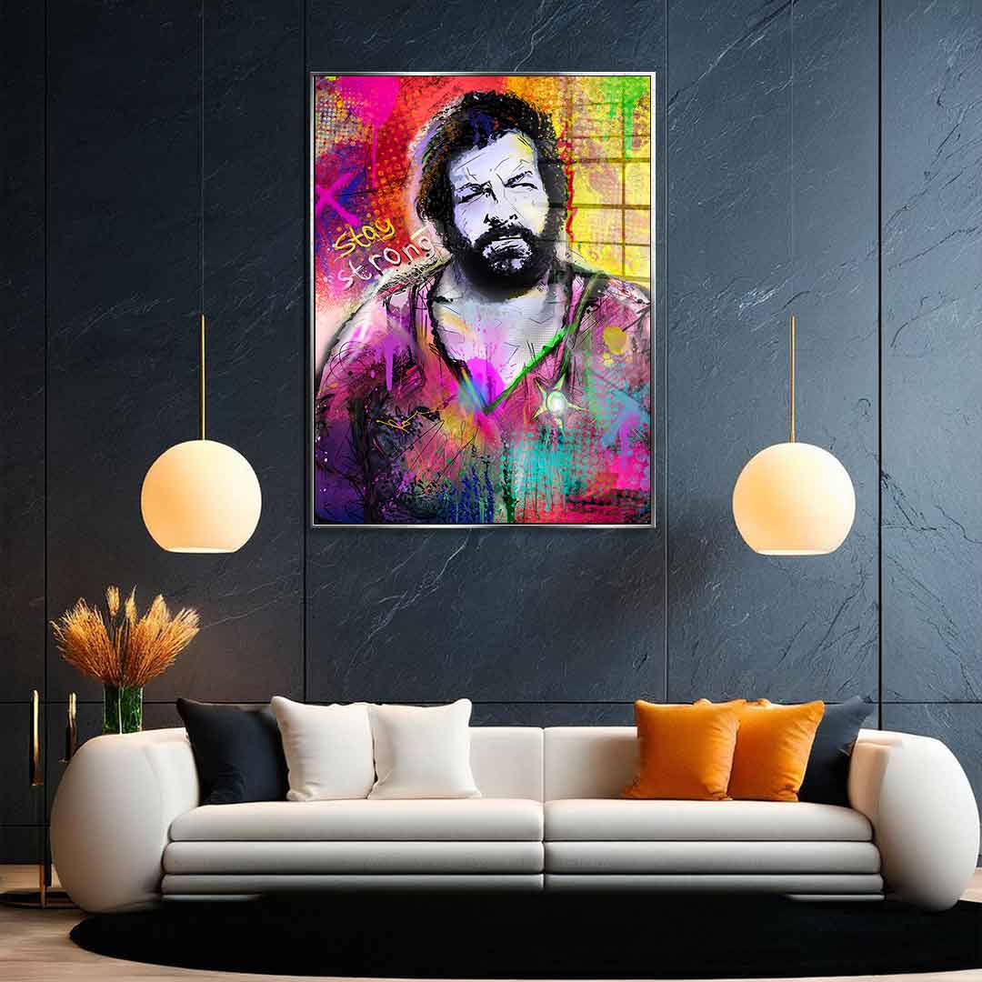 Bud - Stay Strong - Acrylglas