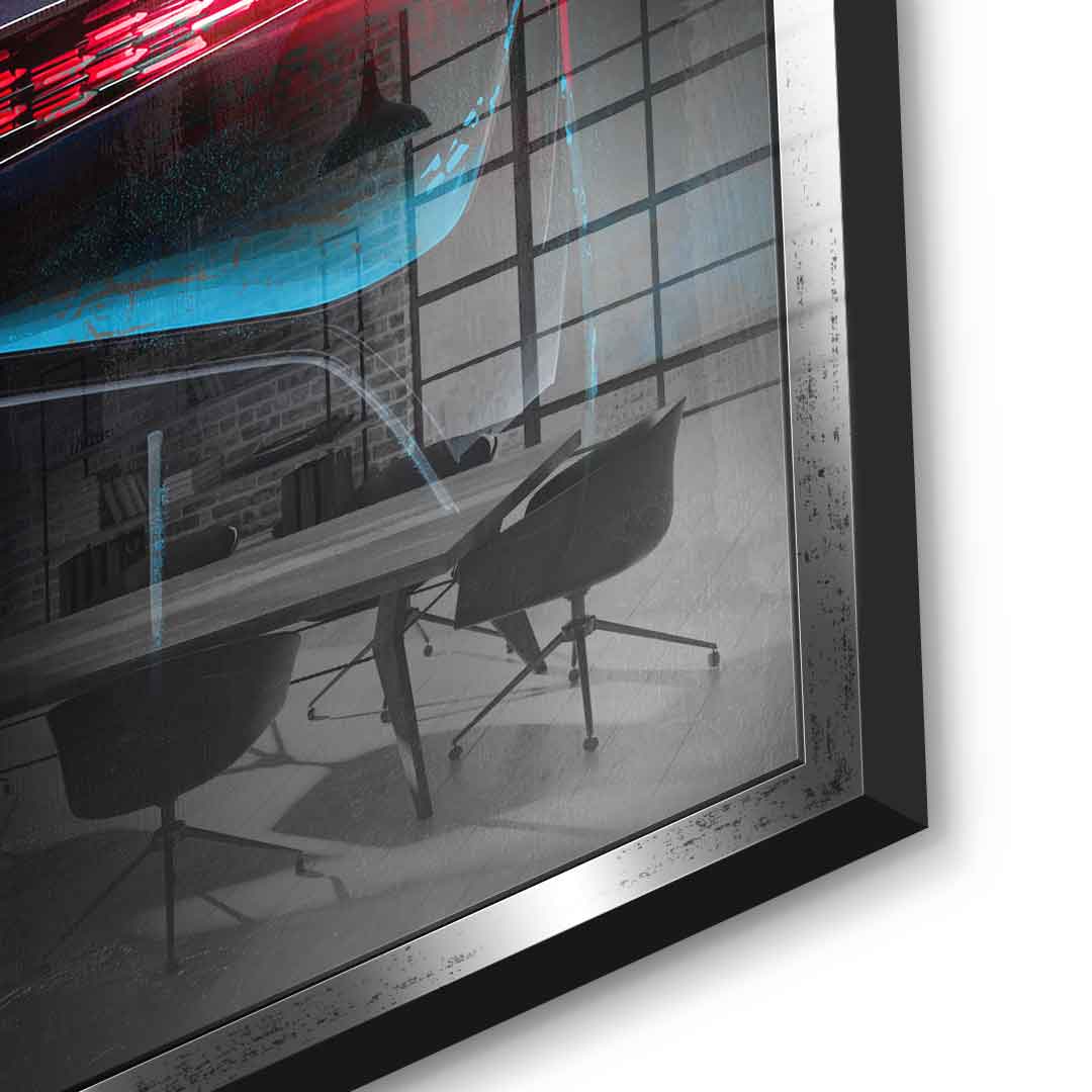 Bugatti Backside - Acrylic glass