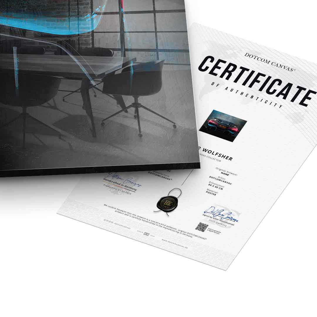 Bugatti Backside - Acrylglas