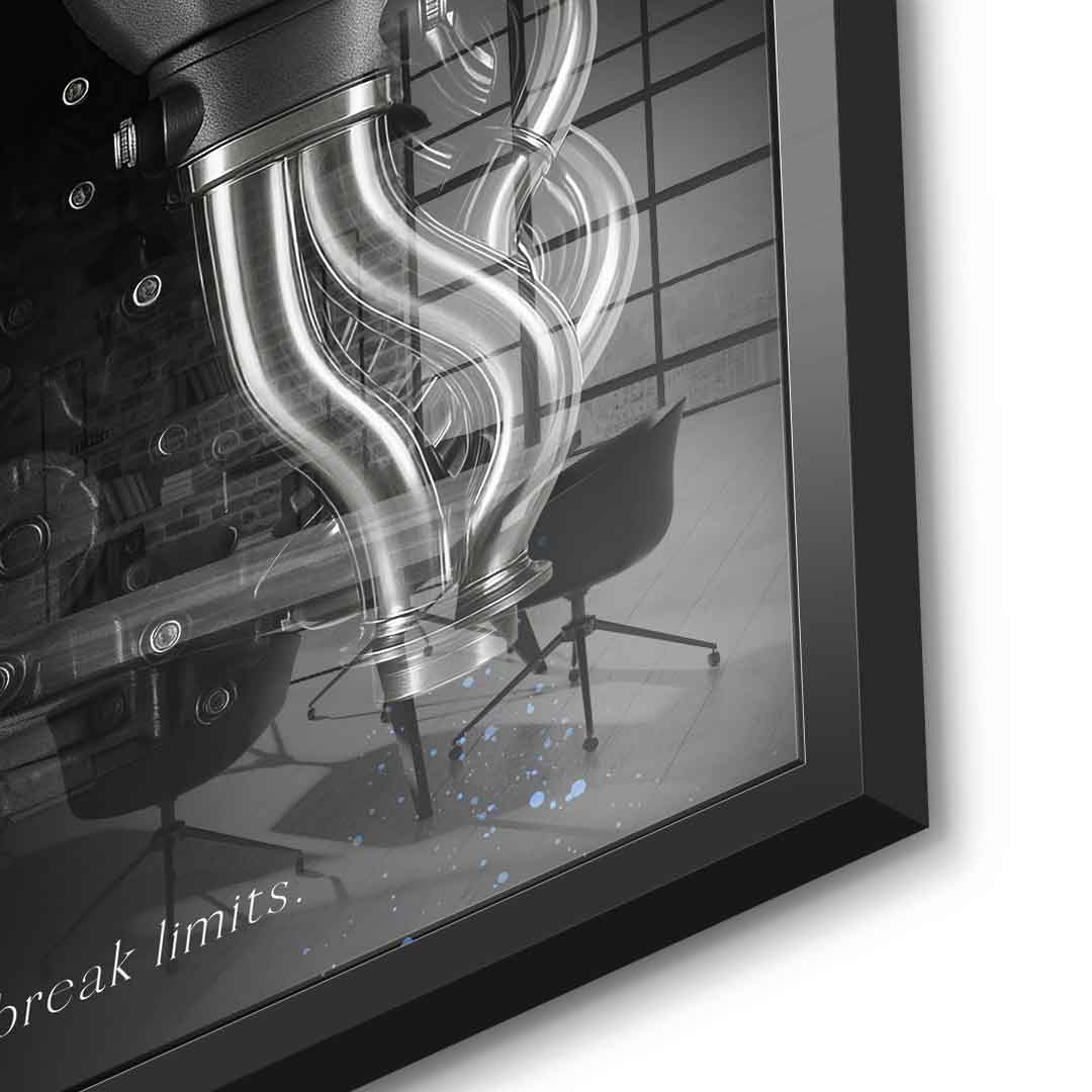 Bugatti Engine - Acrylglas