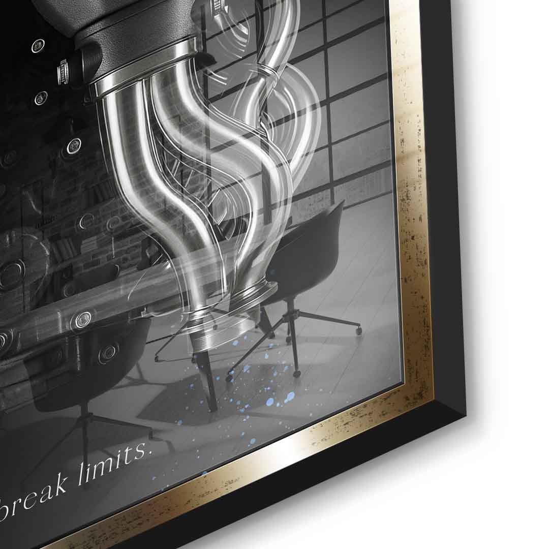 Bugatti Engine - Acrylglas