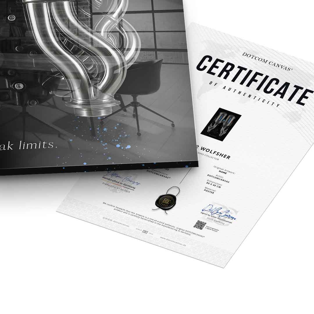 Bugatti Engine - Acrylglas