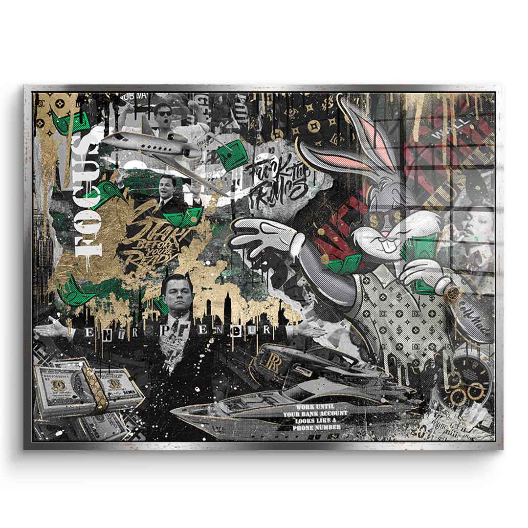 Business Bunny - Acrylic glass