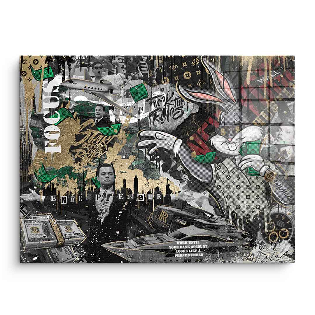 Business Bunny - Acrylic glass