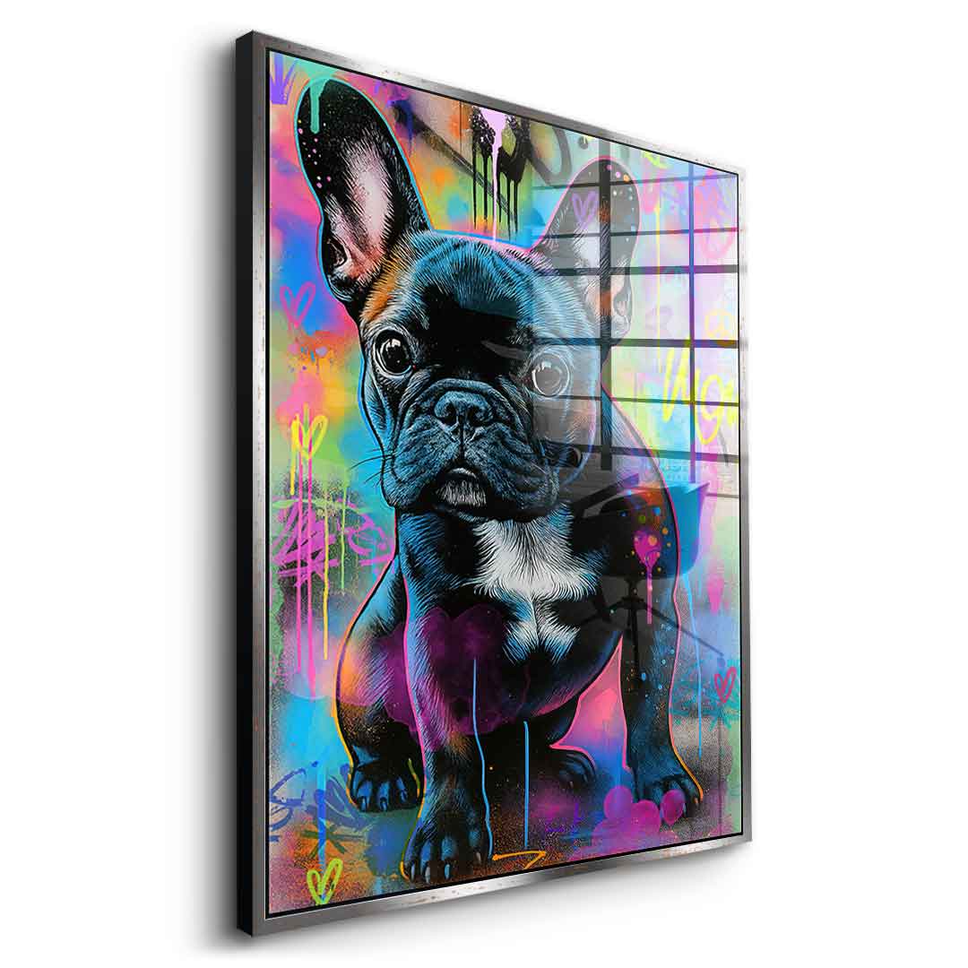 VW Bus Graffiti - Acrylic glass