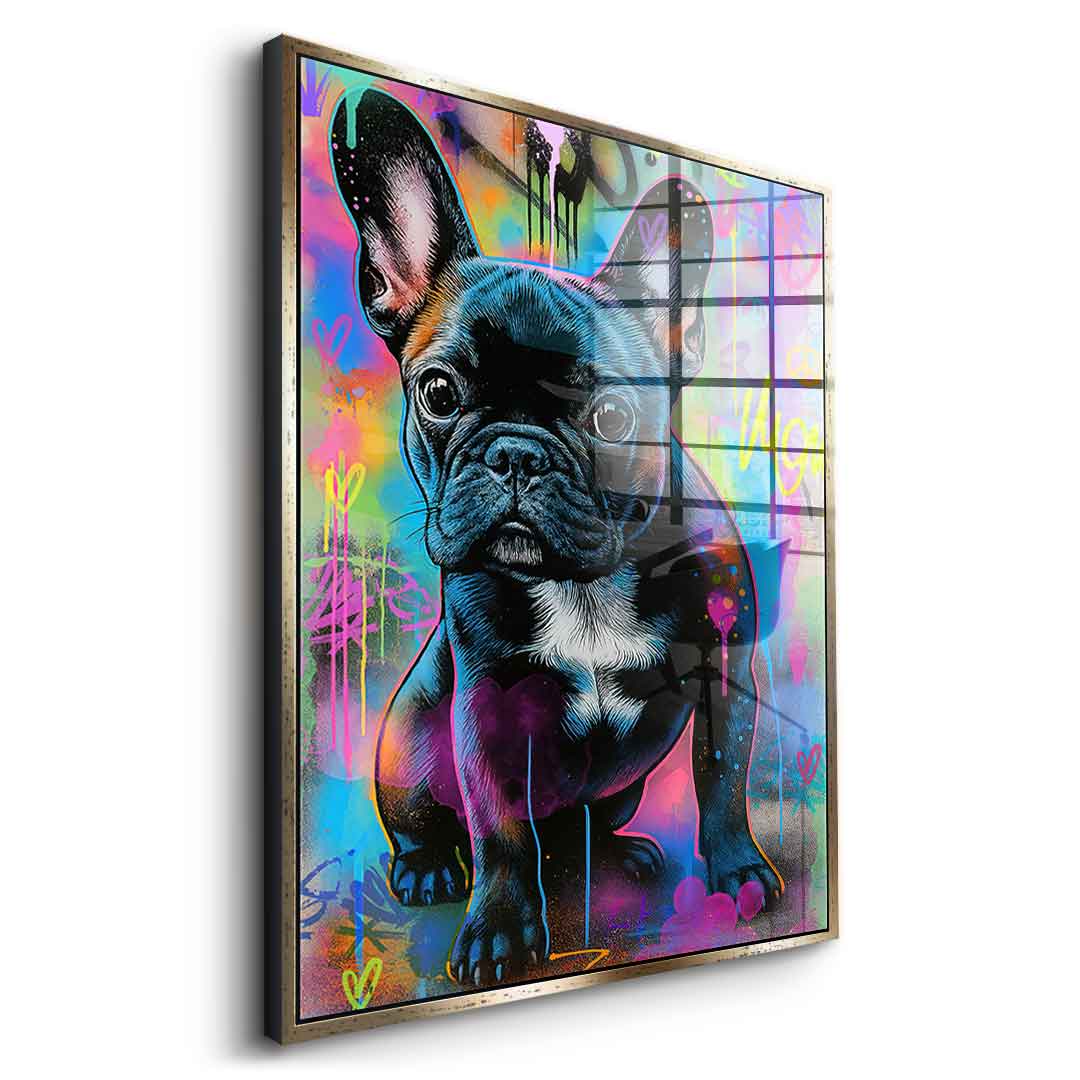 VW Bus Graffiti - Acrylic glass