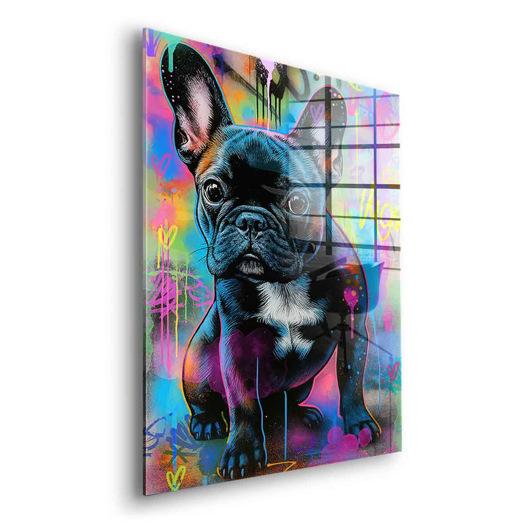 VW Bus Graffiti - Acrylic glass