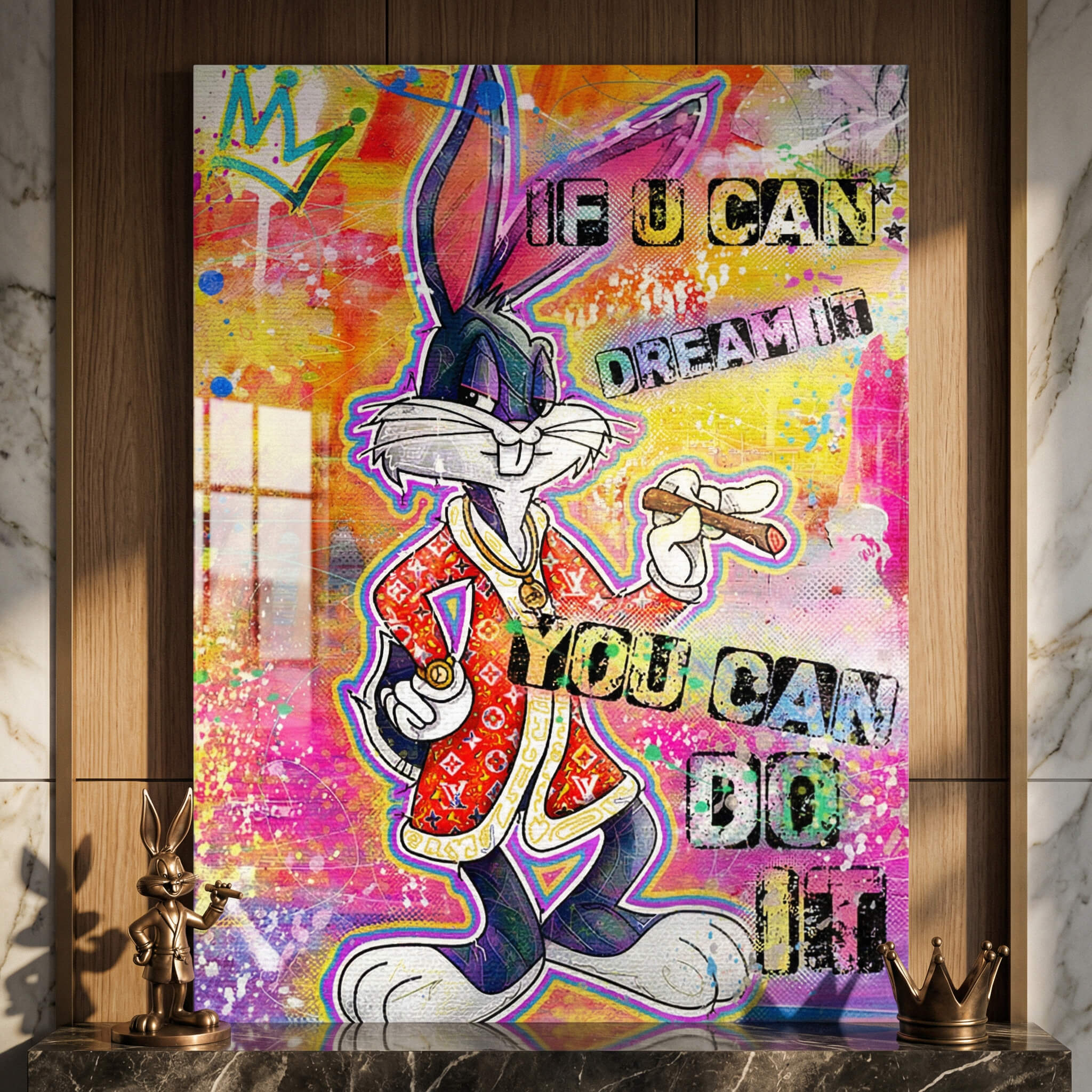 Bunny If You Can Dream It - Acrylglas