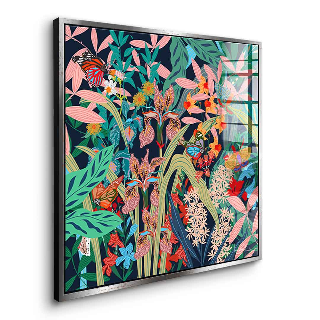 Butterfly Garden - Acrylglas