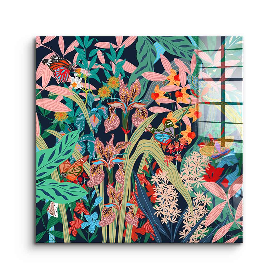 Butterfly Garden - Acrylglas