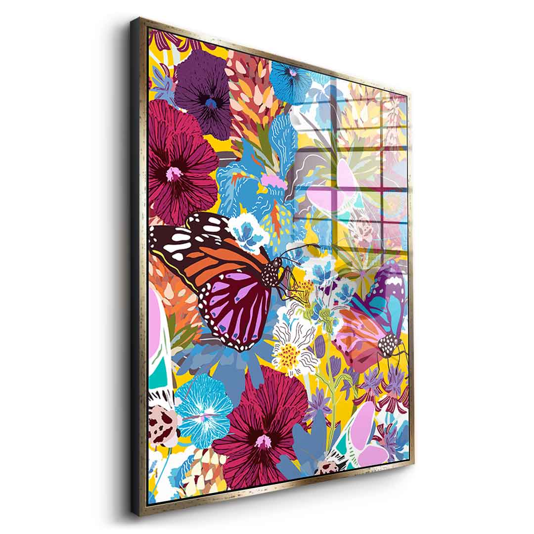 Butterfly Spree - acrylic glass