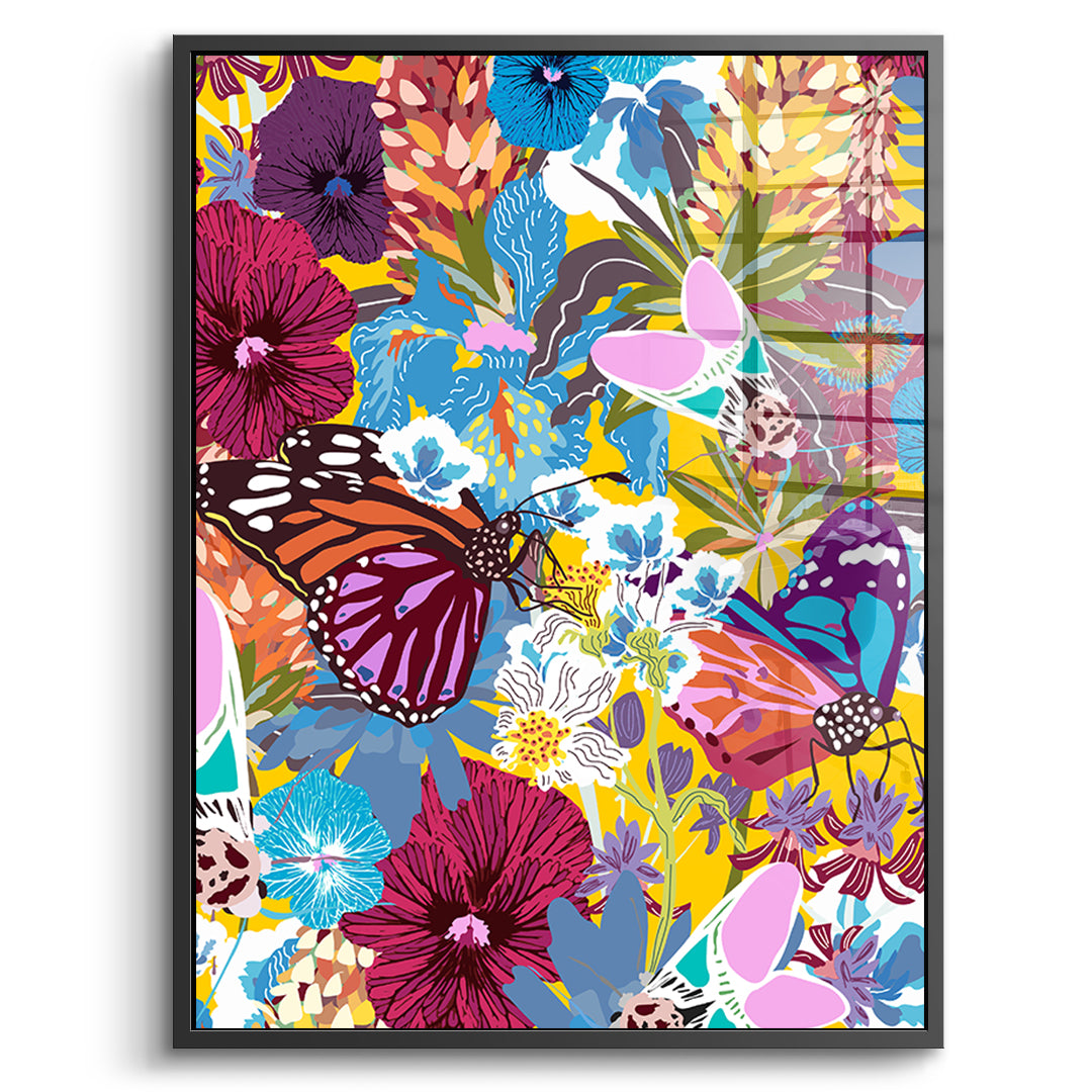 Butterfly Spree - acrylic glass