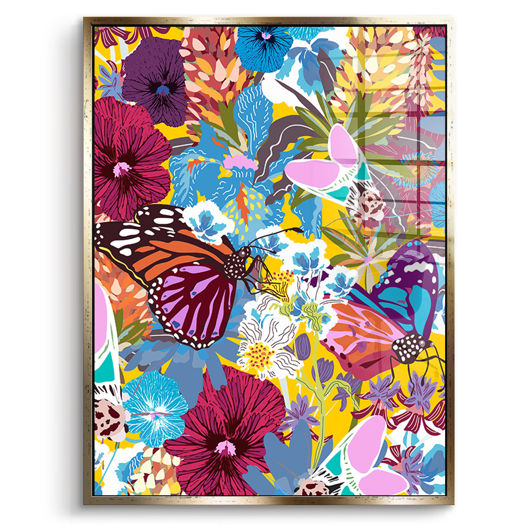 Butterfly Spree - Acrylglas