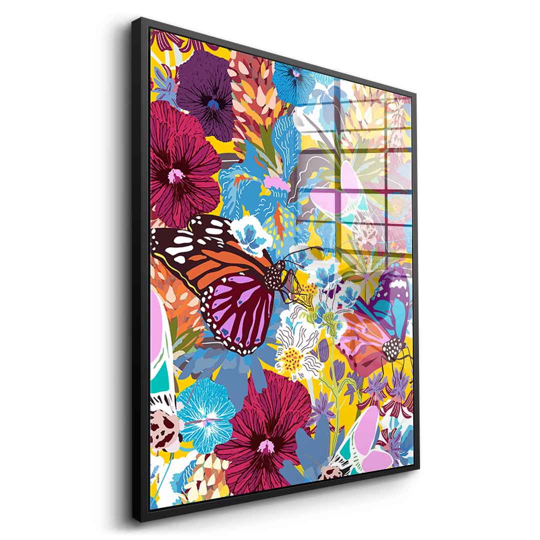 Butterfly Spree - acrylic glass