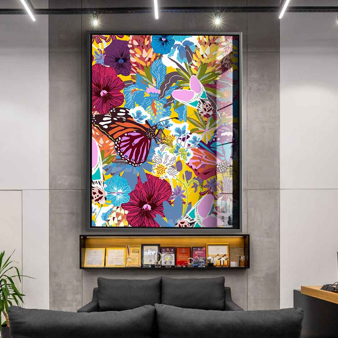 Butterfly Spree - acrylic glass