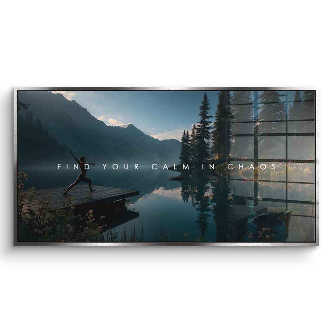 Calm in Chaos - Acrylglas