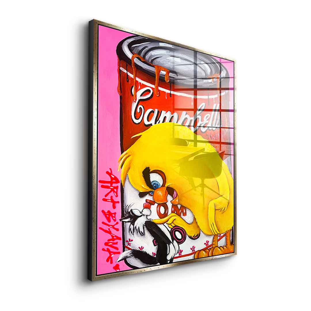 Campbell's Tweety - Acrylic glass