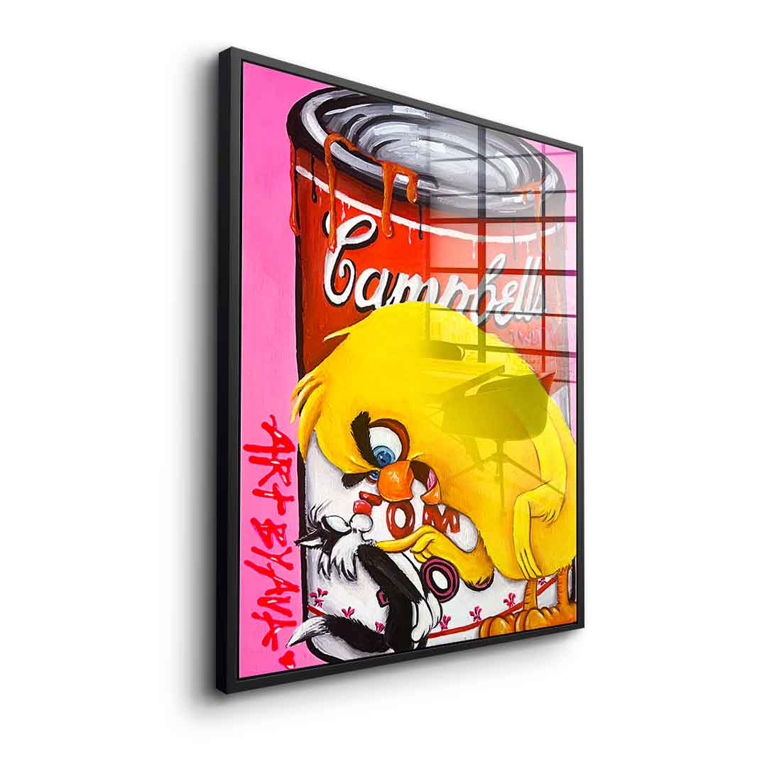 Campbell's Tweety - Acrylic glass