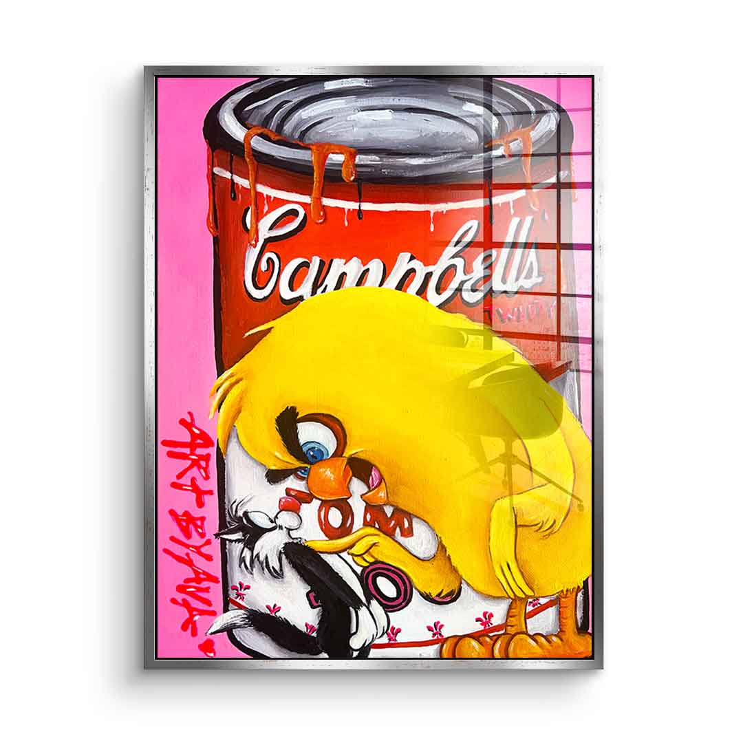 Campbell's Tweety - Acrylic glass