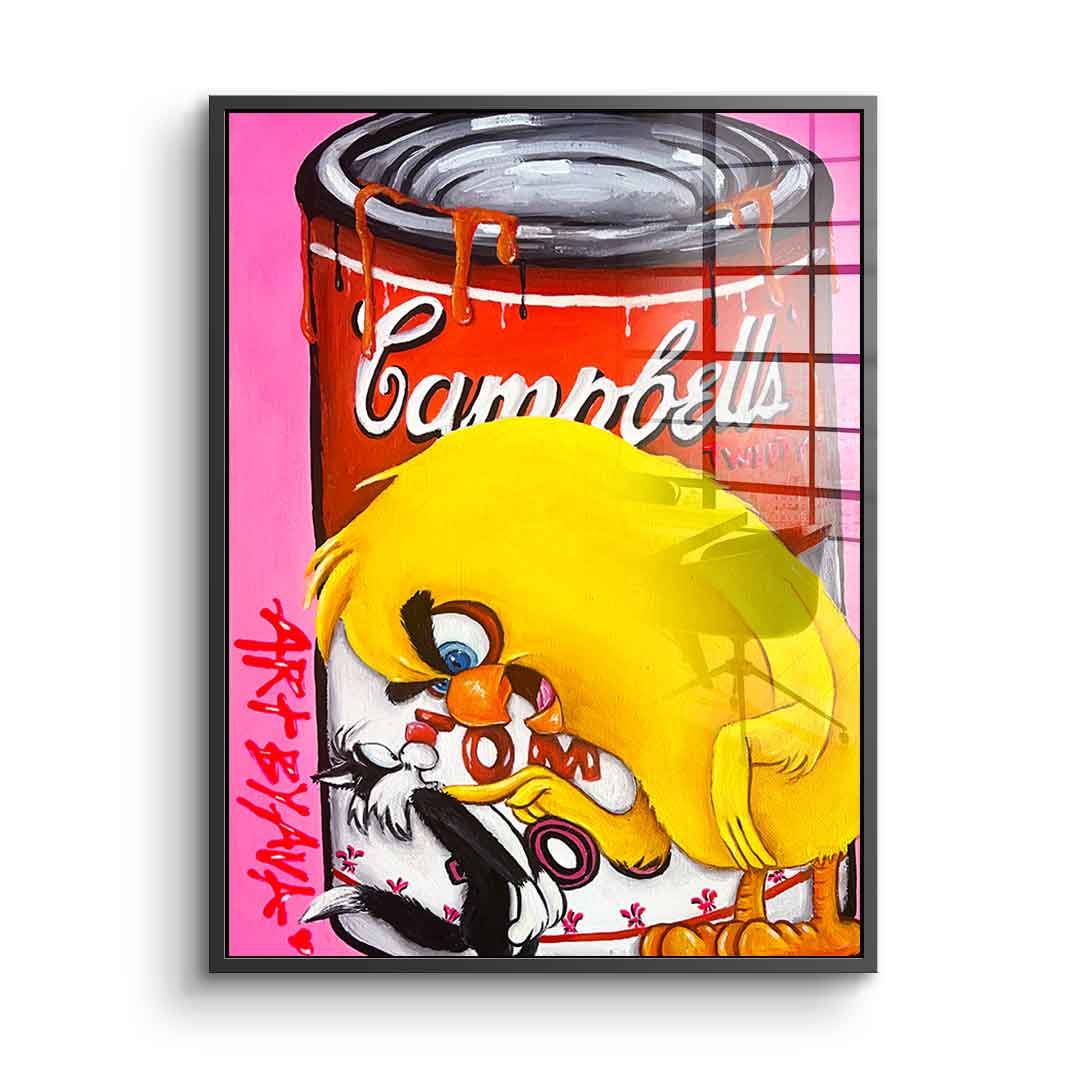 Campbell's Tweety - Acrylic glass