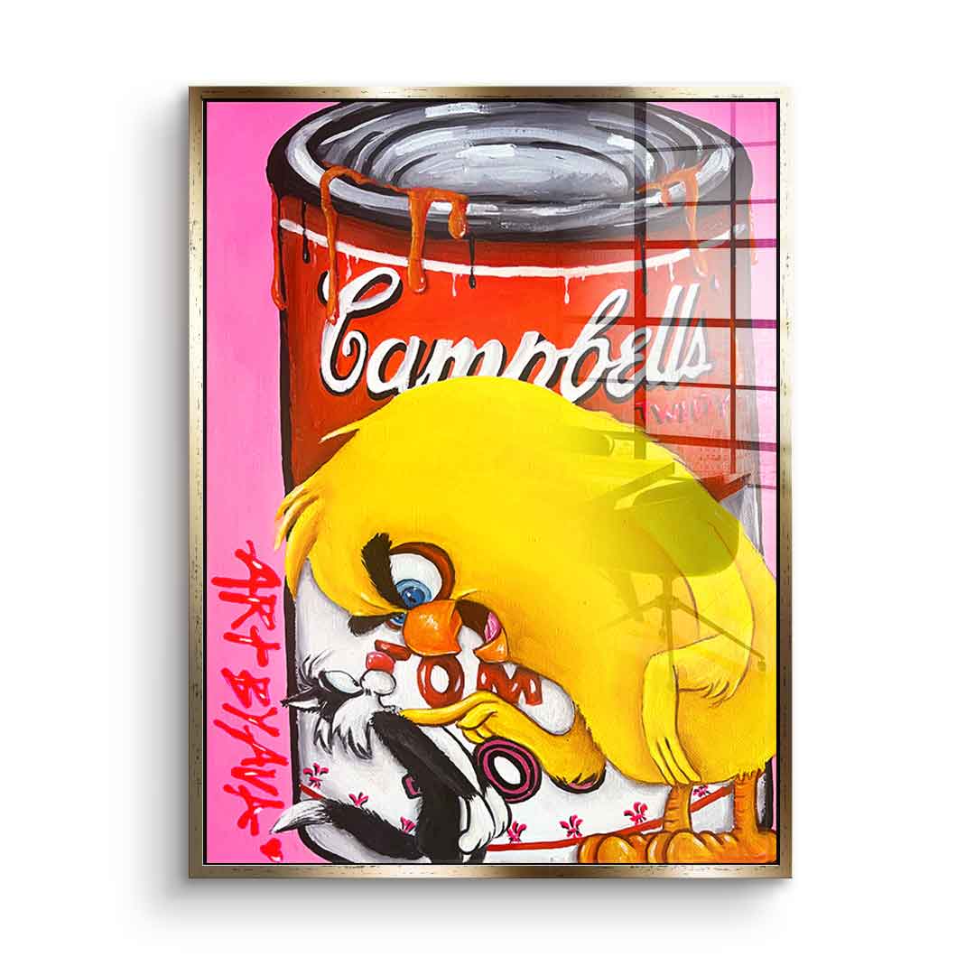 Campbell's Tweety - Acrylic glass