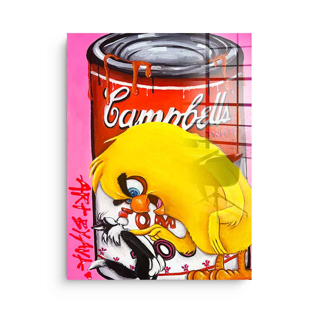 Campbell's Tweety - Acrylic glass