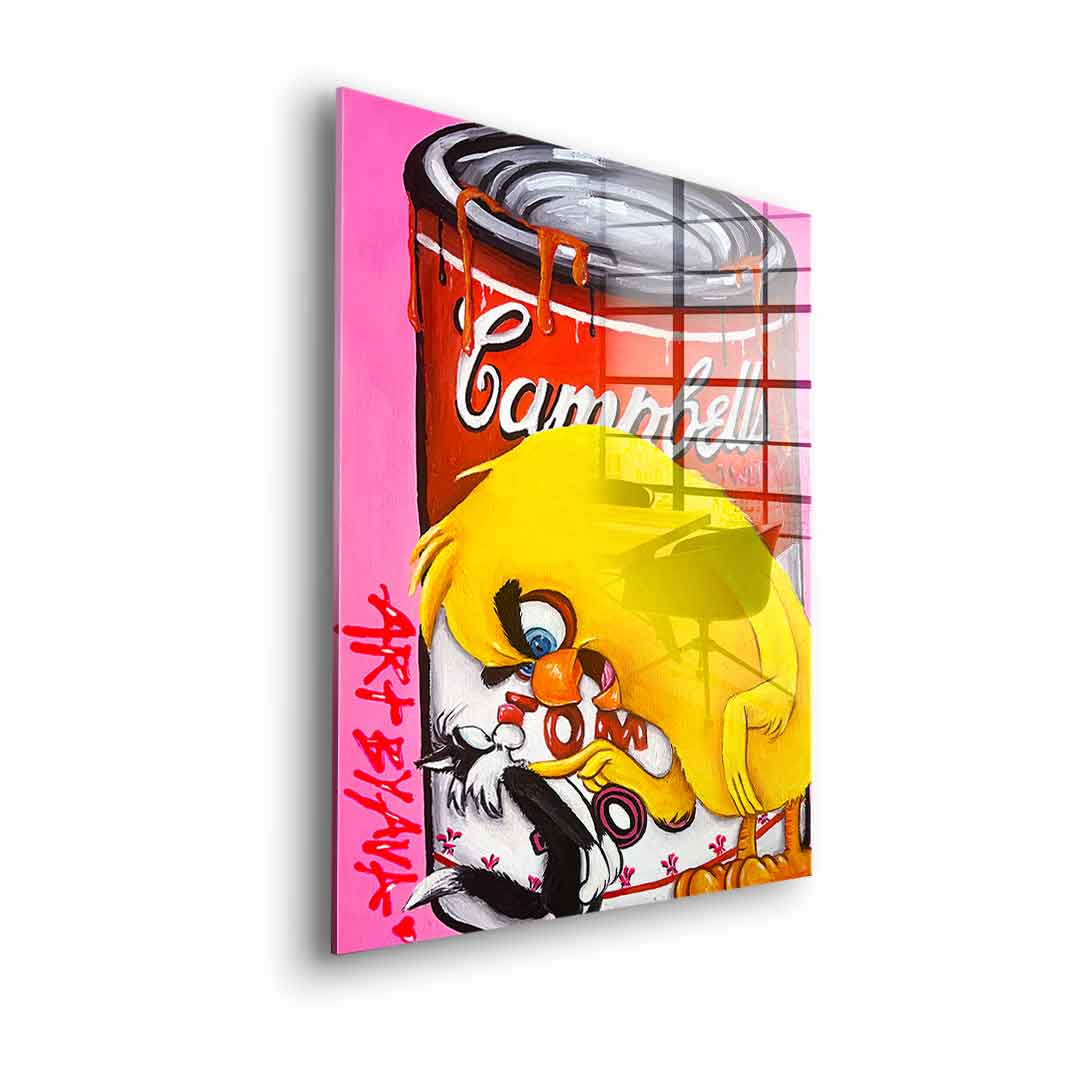 Campbell's Tweety - Acrylic glass