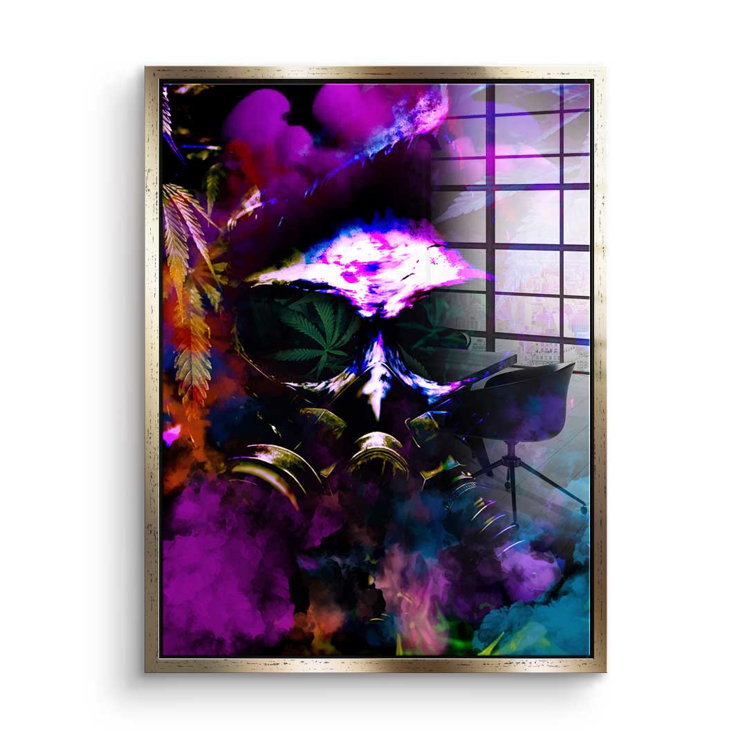 Cannabis Feld - Acrylglas