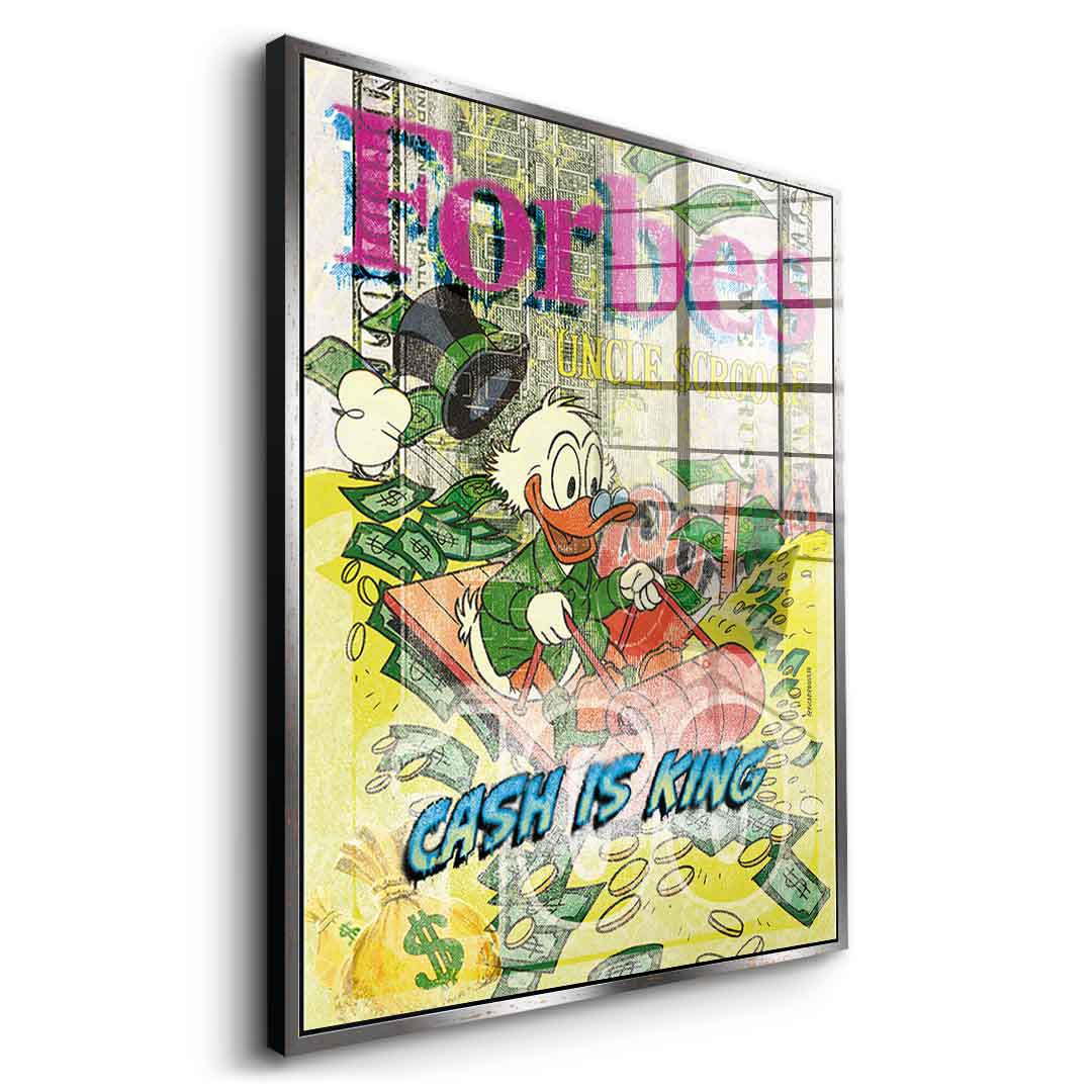 Cash is king - Acrylic glass