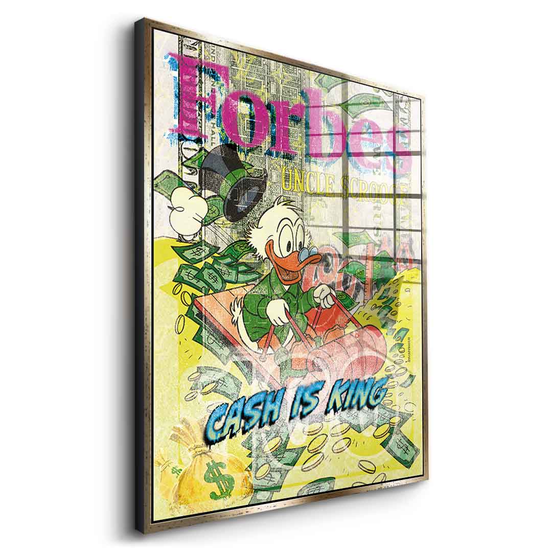 Cash is king - Acrylic glass