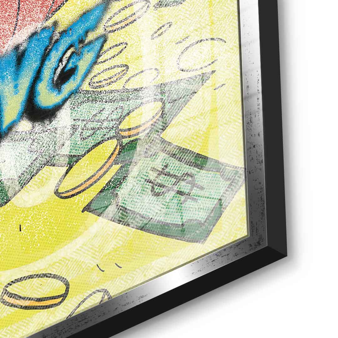 Cash is king - Acrylic glass