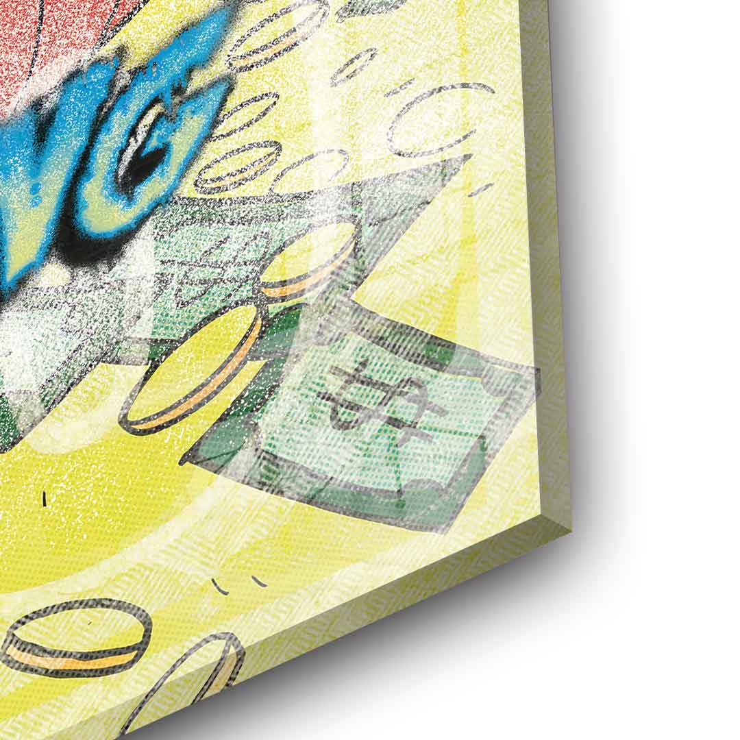Cash is king - Acrylic glass