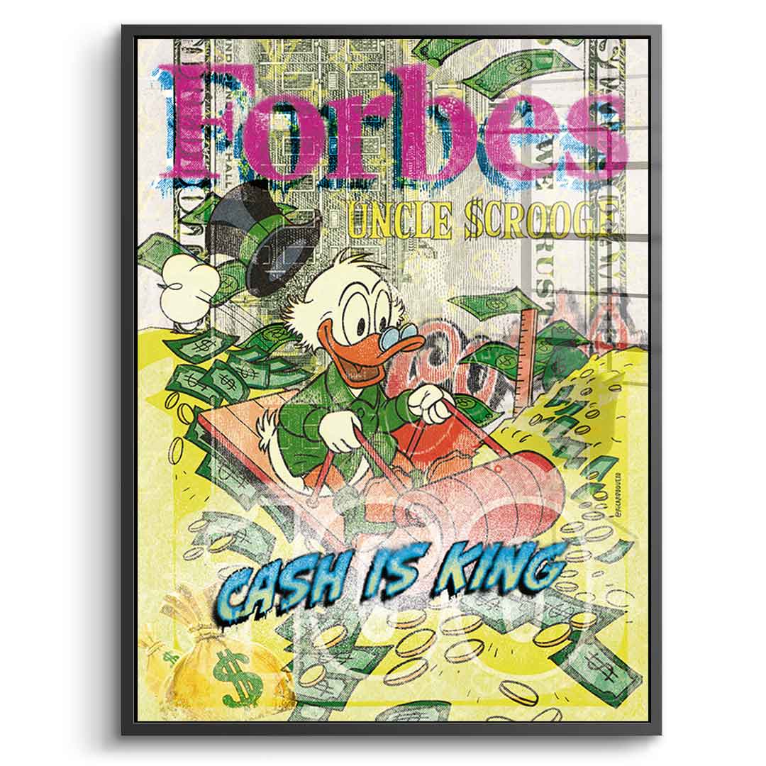 Cash is king - Acrylic glass